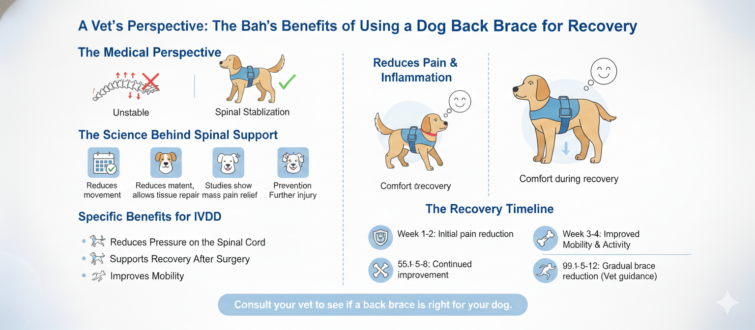 A Vet's Perspective: The Benefits of Using a Dog Back Brace for Recovery