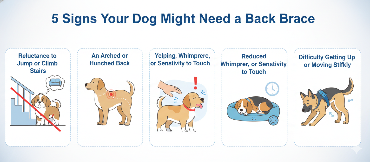 5 Signs Your Dog Might Need a Back Brace