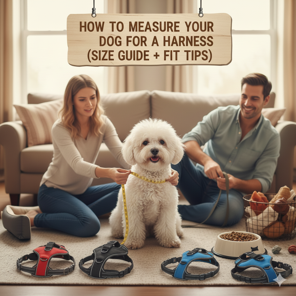 How to Measure Your Dog for a Harness (Size Guide + Fit Tips)