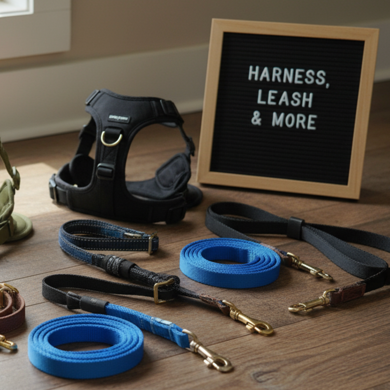 Harness, Leash & More
