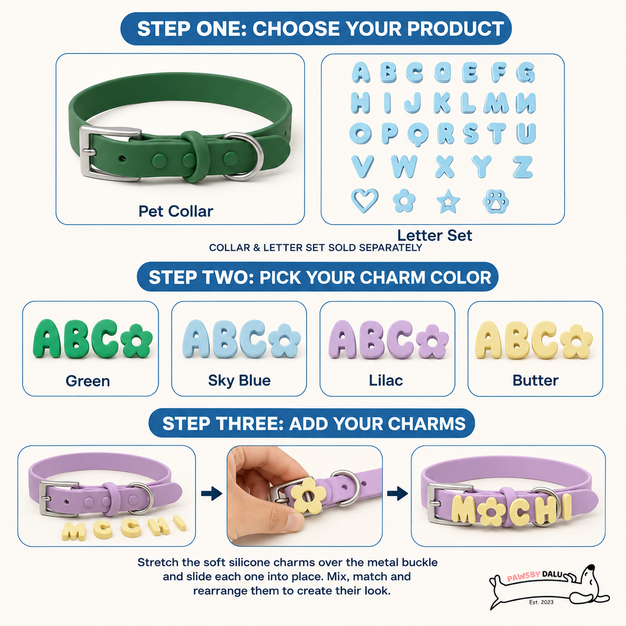 DIY Name Collar for Dogs