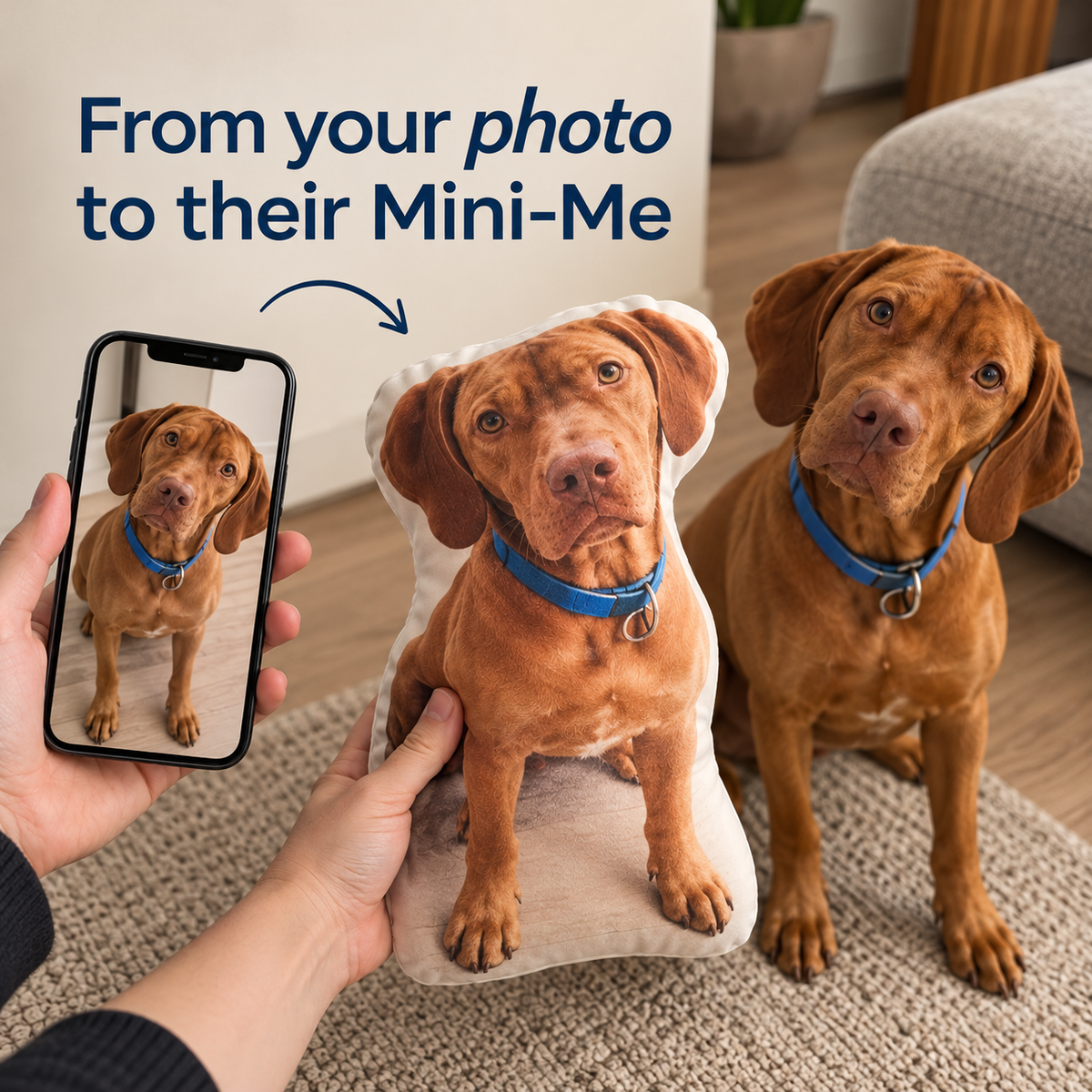 Dalu™ Mini-Me – Custom Pet Photo Pillow