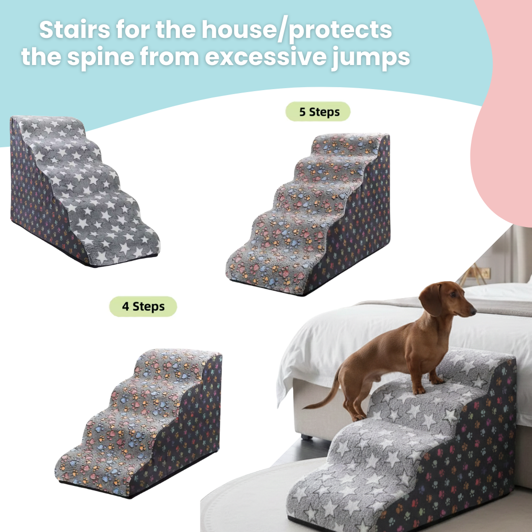 Stairs for the house/protects the spine from excessive jumps