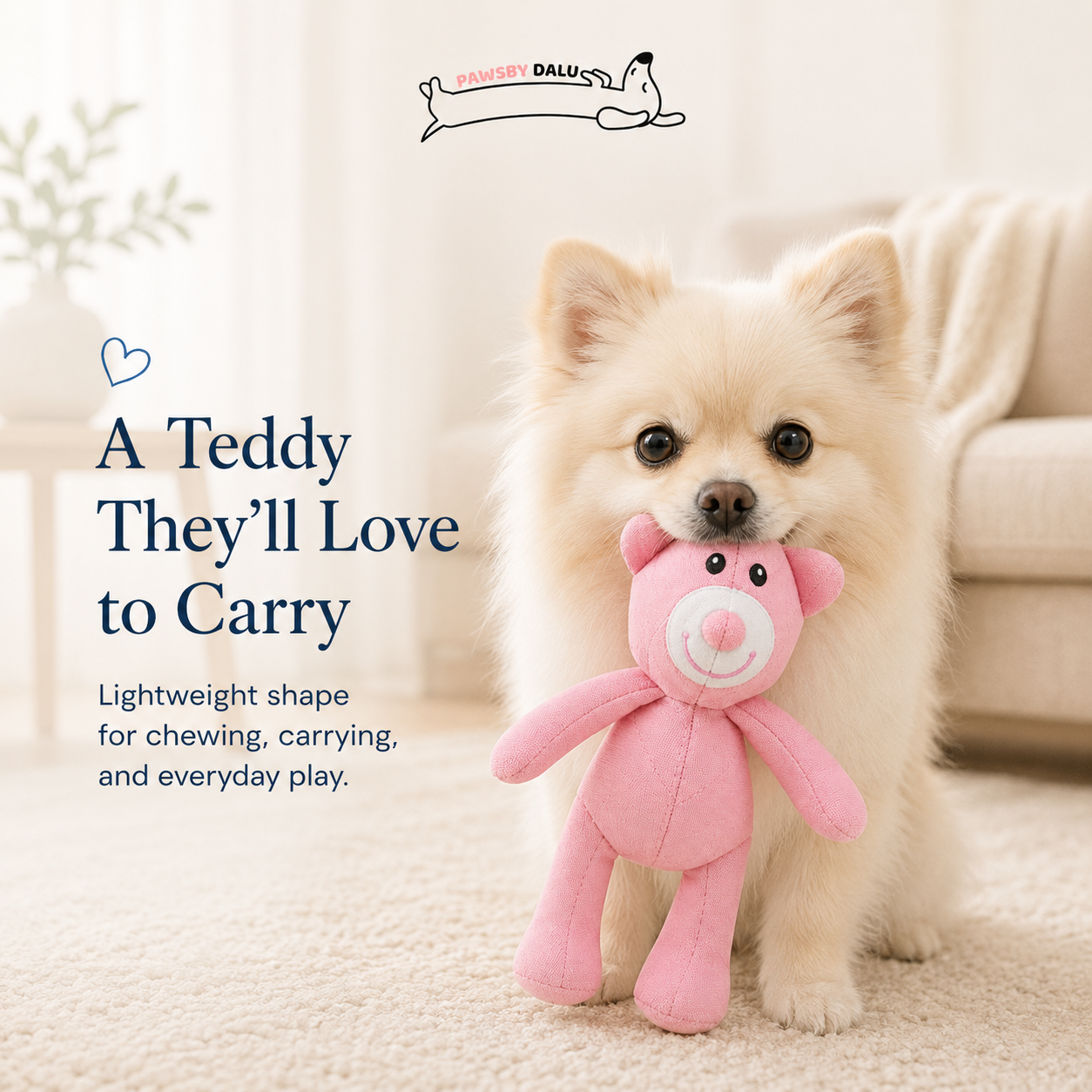 Teddy Bear Aggressive Chewers Dog Toy