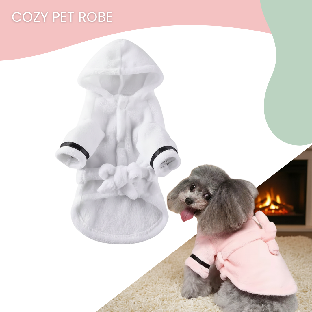 Cozy pet robe